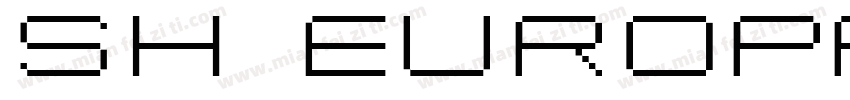 Sh EuropaNr2 ExtraBo字体转换